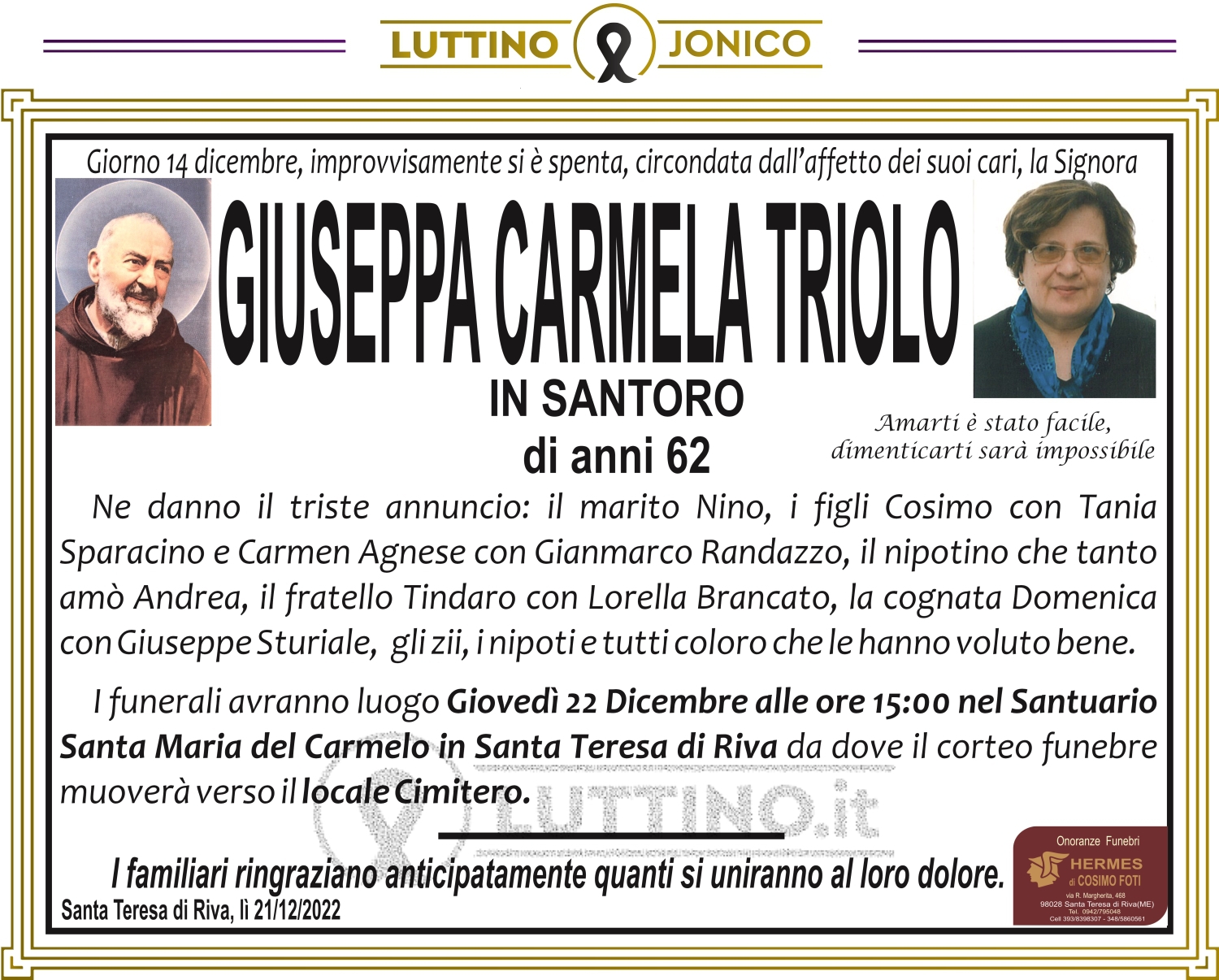 Giuseppa Carmela  Triolo